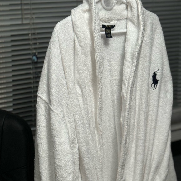 Ralph Lauren Big Pony Cotton Terry Robe - Picture 5 of 6